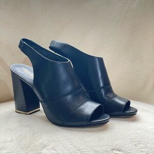 Michael Kors Black Heels Sleek Slingback Design